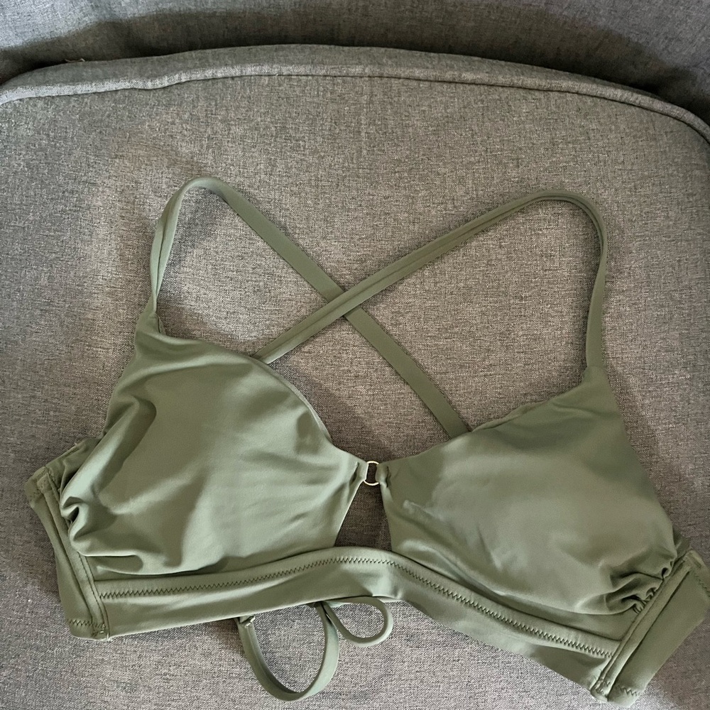 Shade & Shore Olive Bikini Top